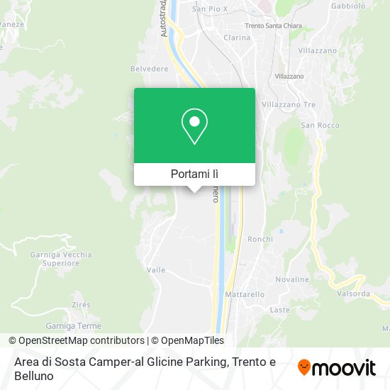 Mappa Area di Sosta Camper-al Glicine Parking