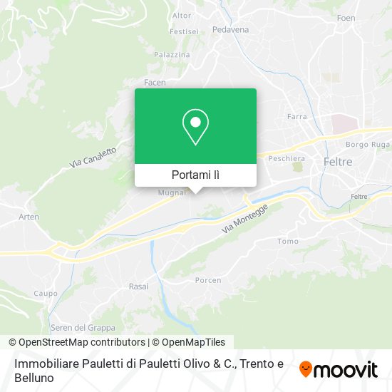 Mappa Immobiliare Pauletti di Pauletti Olivo & C.