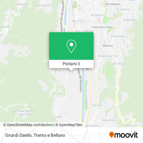 Mappa Girardi Danilo