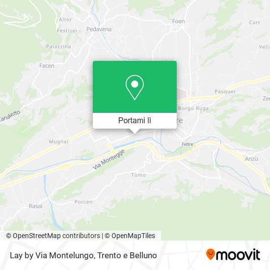 Mappa Lay by Via Montelungo