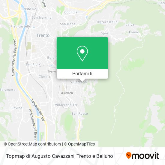 Mappa Topmap di Augusto Cavazzani