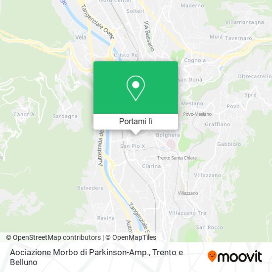 Mappa Aociazione Morbo di Parkinson-Amp.