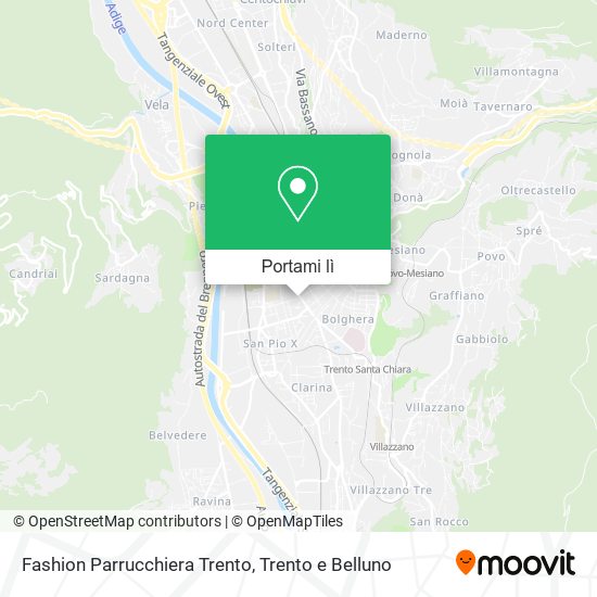 Mappa Fashion Parrucchiera Trento