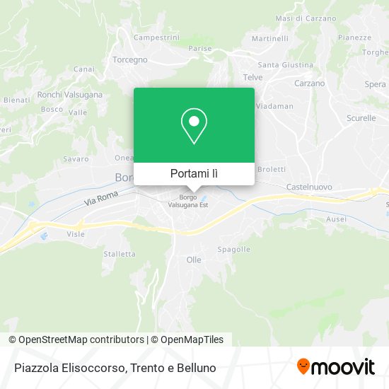 Mappa Piazzola Elisoccorso