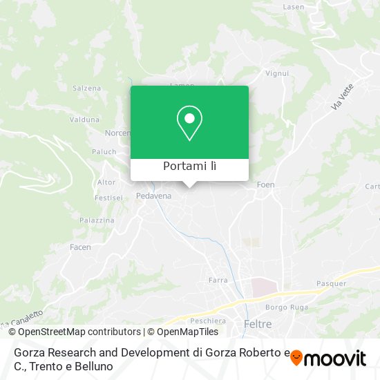 Mappa Gorza Research and Development di Gorza Roberto e C.