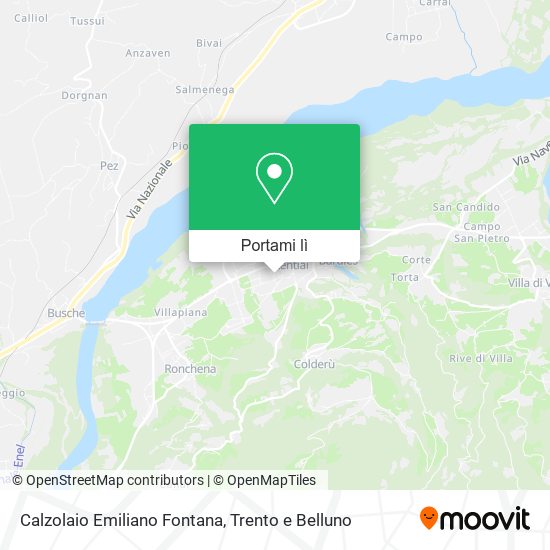 Mappa Calzolaio Emiliano Fontana