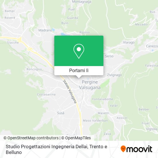 Mappa Studio Progettazioni Ingegneria Dellai