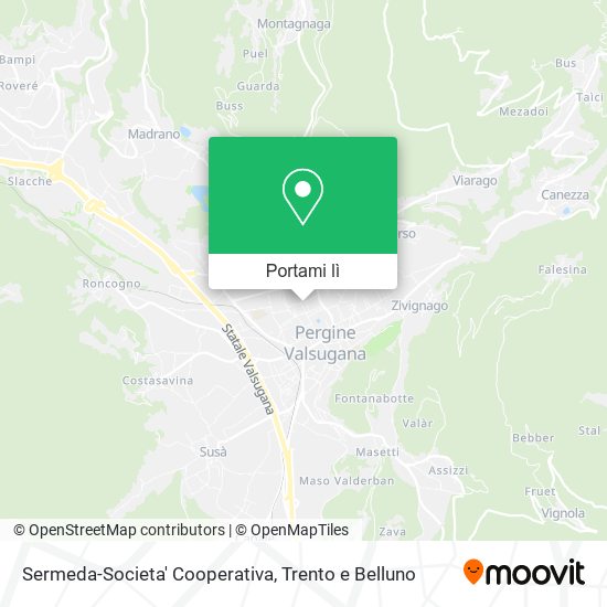 Mappa Sermeda-Societa' Cooperativa