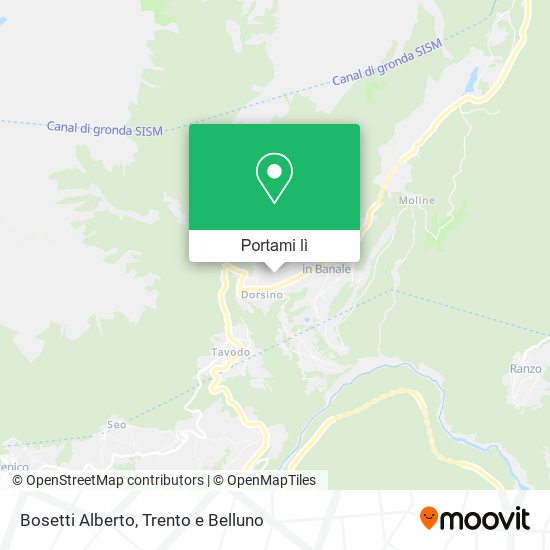 Mappa Bosetti Alberto