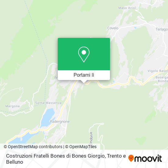 Mappa Costruzioni Fratelli Bones di Bones Giorgio