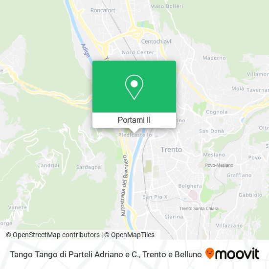 Mappa Tango Tango di Parteli Adriano e C.