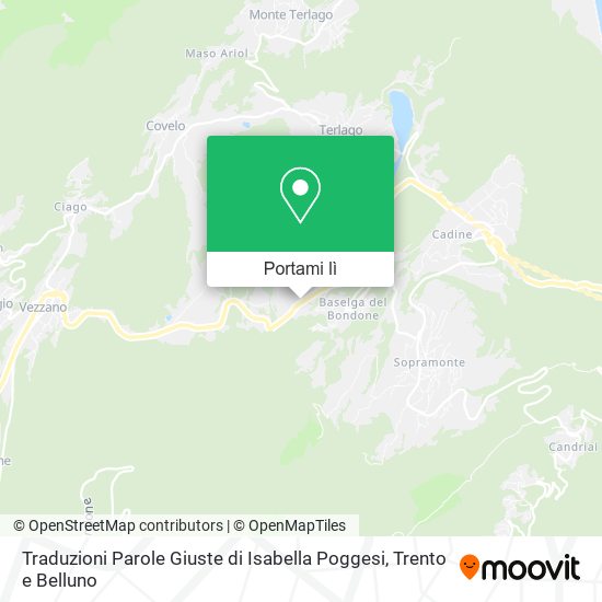 Mappa Traduzioni Parole Giuste di Isabella Poggesi