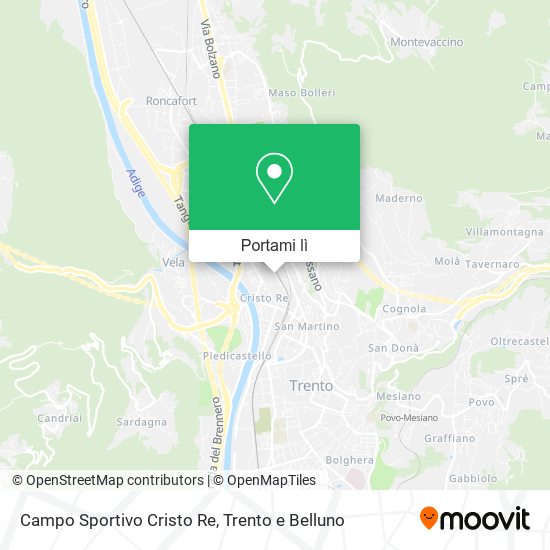 Mappa Campo Sportivo Cristo Re