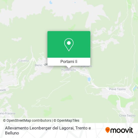Mappa Allevamento Leonberger del Lagorai