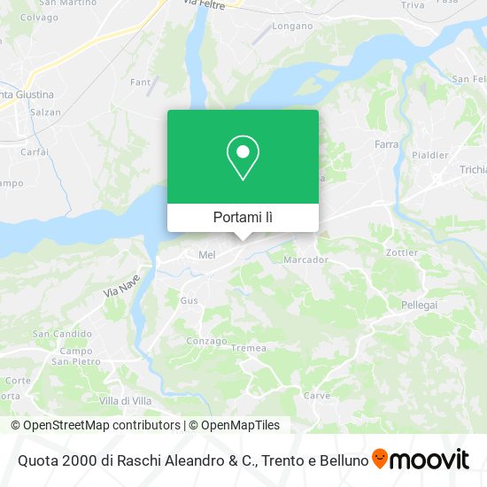 Mappa Quota 2000 di Raschi Aleandro & C.