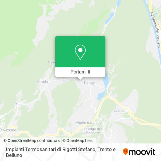 Mappa Impianti Termosanitari di Rigotti Stefano