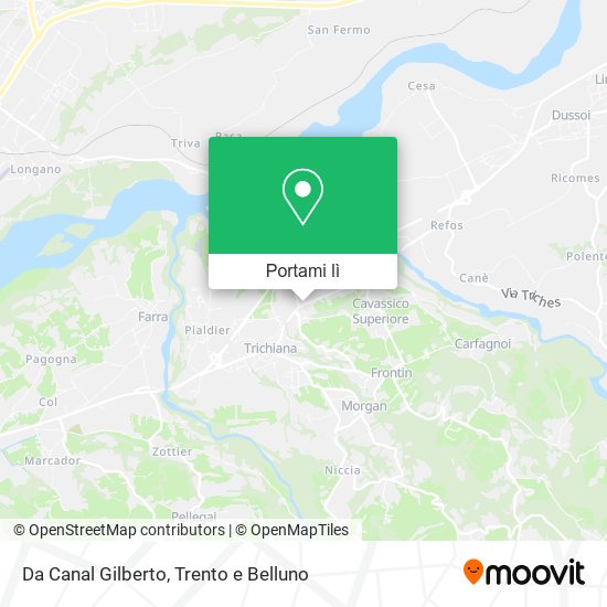 Mappa Da Canal Gilberto