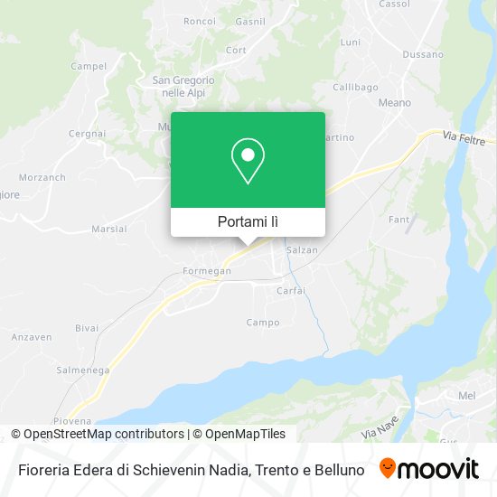 Mappa Fioreria Edera di Schievenin Nadia