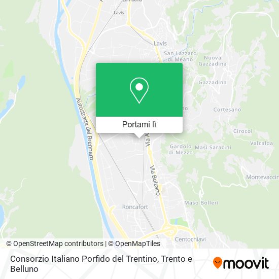 Mappa Consorzio Italiano Porfido del Trentino