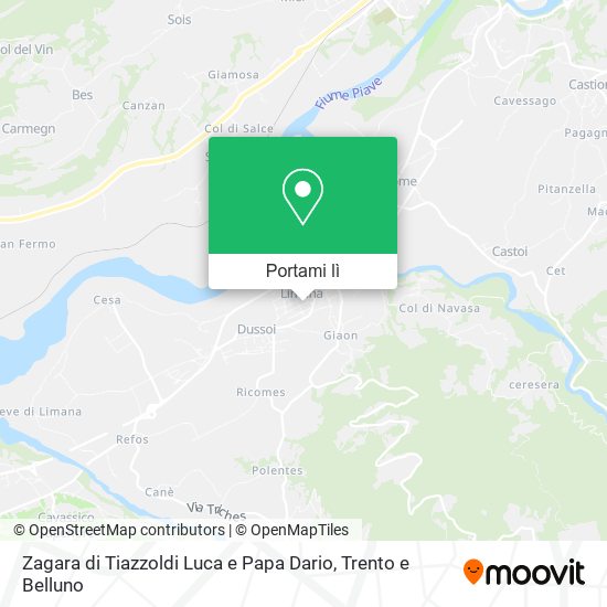 Mappa Zagara di Tiazzoldi Luca e Papa Dario