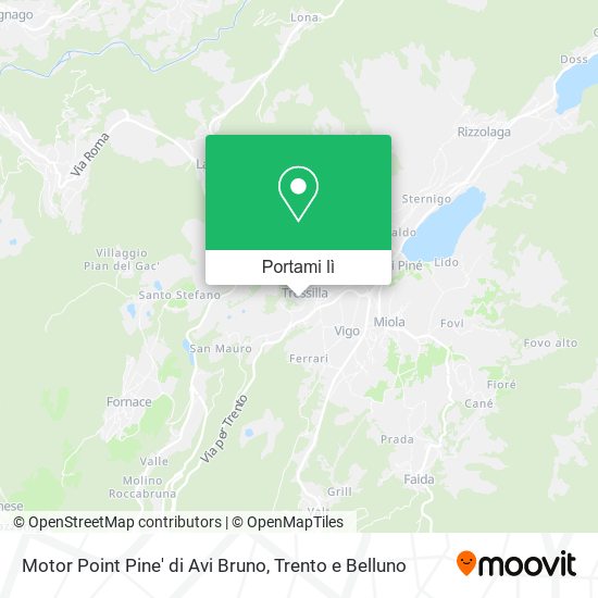 Mappa Motor Point Pine' di Avi Bruno