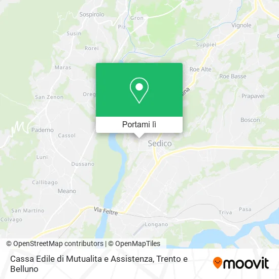 Mappa Cassa Edile di Mutualita e Assistenza