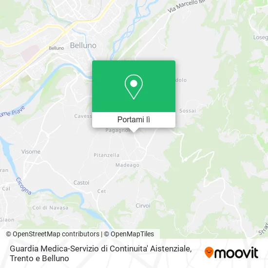 Mappa Guardia Medica-Servizio di Continuita' Aistenziale