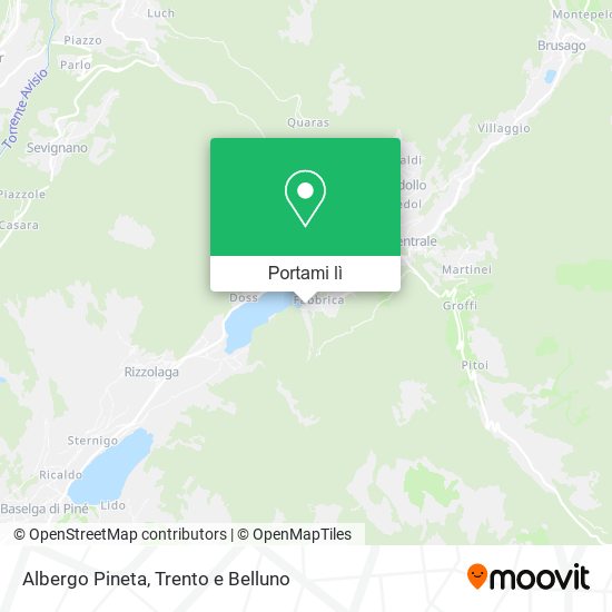 Mappa Albergo Pineta
