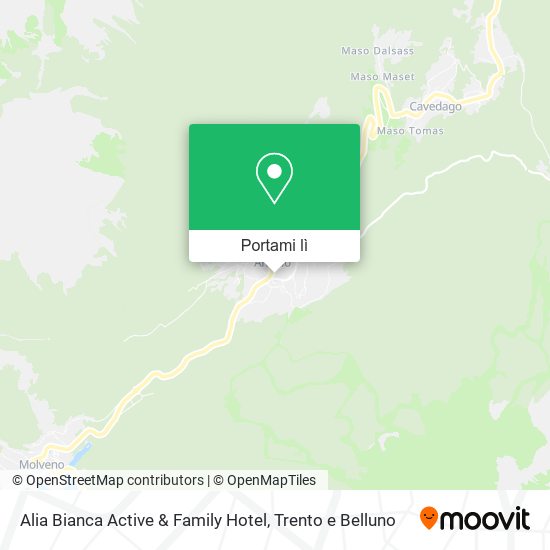 Mappa Alia Bianca Active & Family Hotel