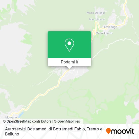 Mappa Autoservizi Bottamedi di Bottamedi Fabio