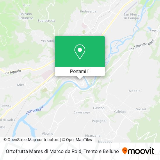 Mappa Ortofrutta Mares di Marco da Rold