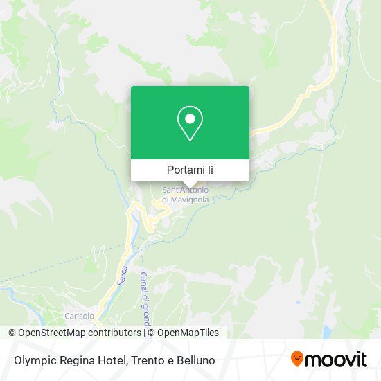 Mappa Olympic Regina Hotel