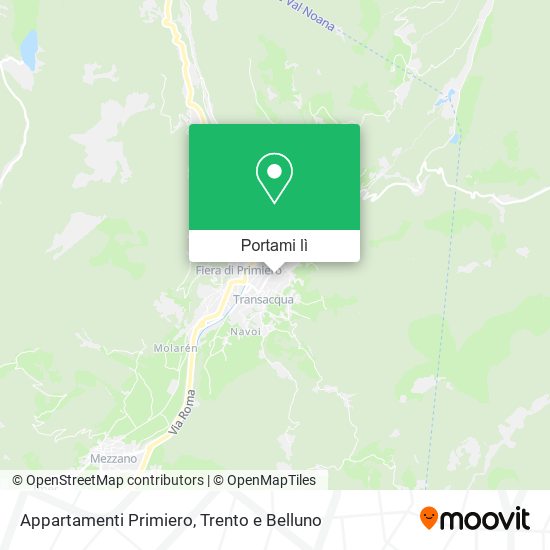 Mappa Appartamenti Primiero