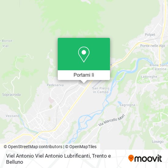 Mappa Viel Antonio Viel Antonio Lubrificanti