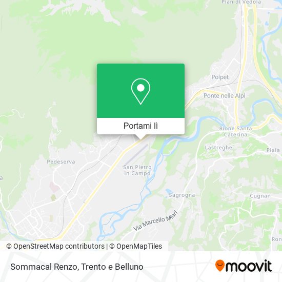 Mappa Sommacal Renzo