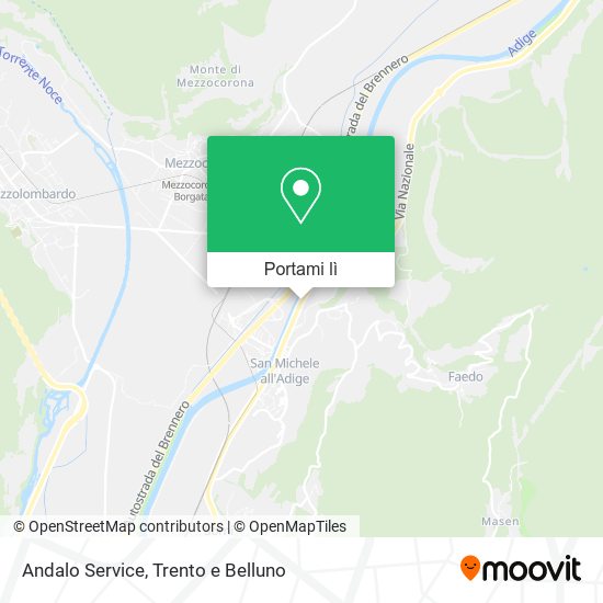 Mappa Andalo Service