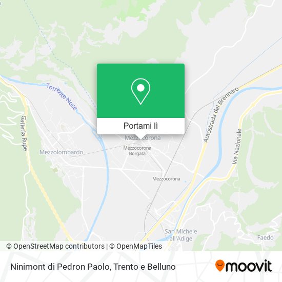 Mappa Ninimont di Pedron Paolo