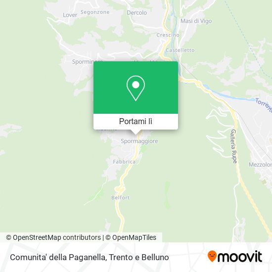 Mappa Comunita' della Paganella