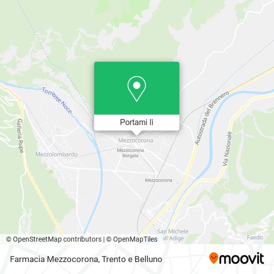 Mappa Farmacia Mezzocorona