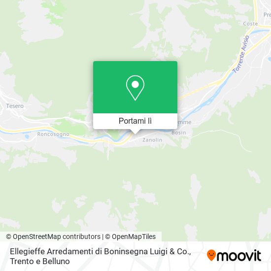 Mappa Ellegieffe Arredamenti di Boninsegna Luigi & Co.