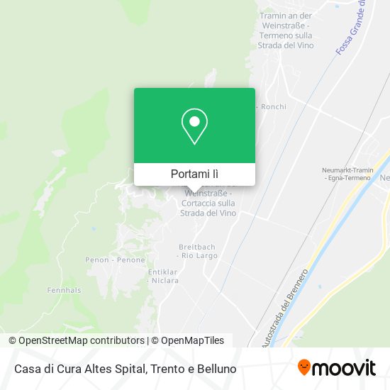 Mappa Casa di Cura Altes Spital
