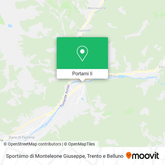 Mappa Sportiimo di Monteleone Giuseppe