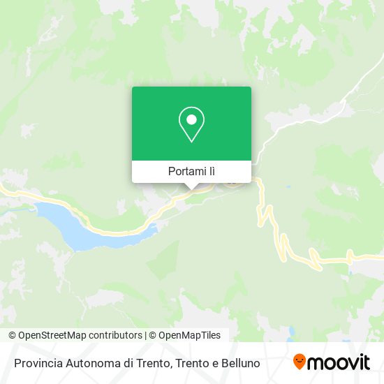 Mappa Provincia Autonoma di Trento
