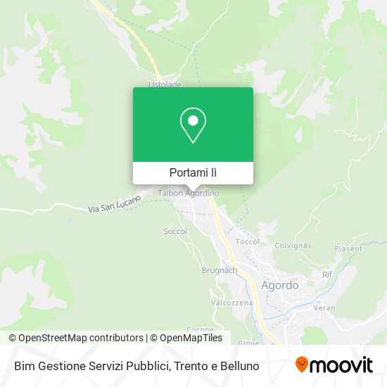 Mappa Bim Gestione Servizi Pubblici