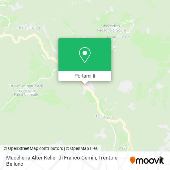 Mappa Macelleria Alter Keller di Franco Cemin