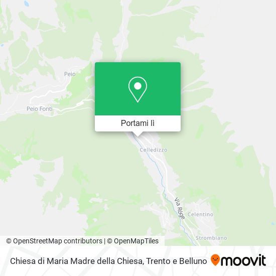 Mappa Chiesa di Maria Madre della Chiesa