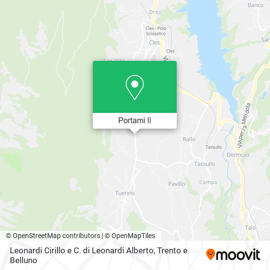 Mappa Leonardi Cirillo e C. di Leonardi Alberto
