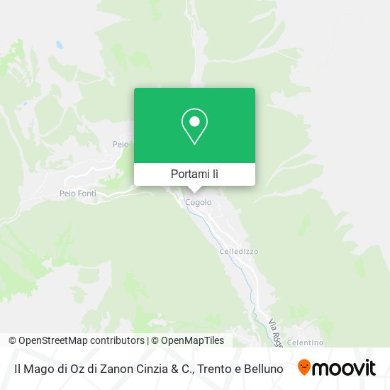 Mappa Il Mago di Oz di Zanon Cinzia & C.