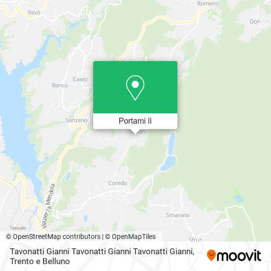 Mappa Tavonatti Gianni Tavonatti Gianni Tavonatti Gianni