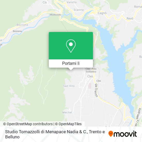 Mappa Studio Tomazzolli di Menapace Nadia & C.